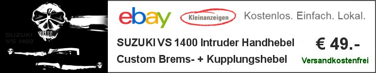 Alu Custom Bremshebel und Kupplungshebel fr die Suzuki VS 1400 Intruder (VX51L) 89-03