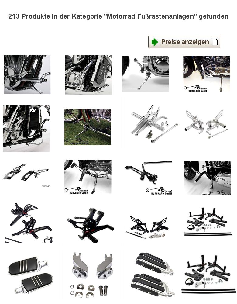 Motorradladen-Rubrik-Fussrastenanlagen (Motorrad Chopper vorgelegte Fussrastenanlagen)