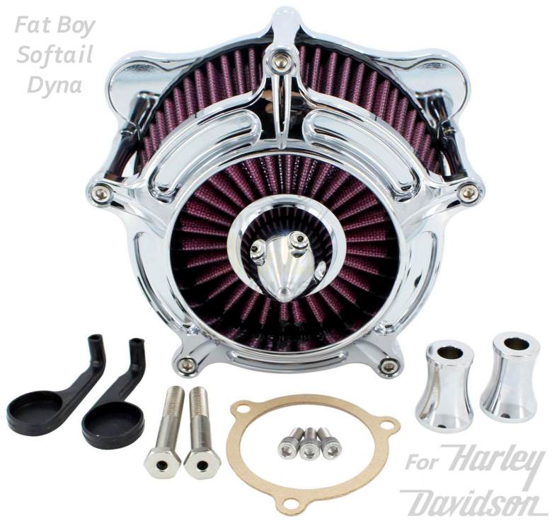 Rubrik Harley Davidson Motorrad Luftfilter fr die Modelle Fat Boy Softail Heritage E-Glide Dyna und Fat Bob