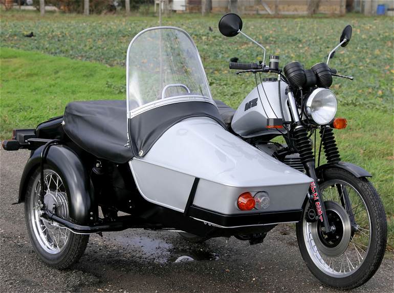 MZ ETZ 251 Gespann mit ETZ Superelastik Seitenwagen